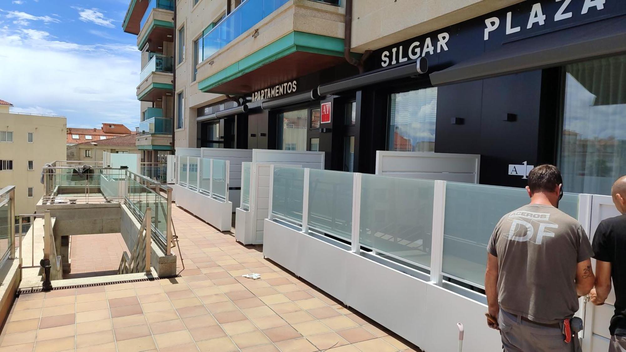 Apartamentos Silgar Plaza 桑亨霍 外观 照片