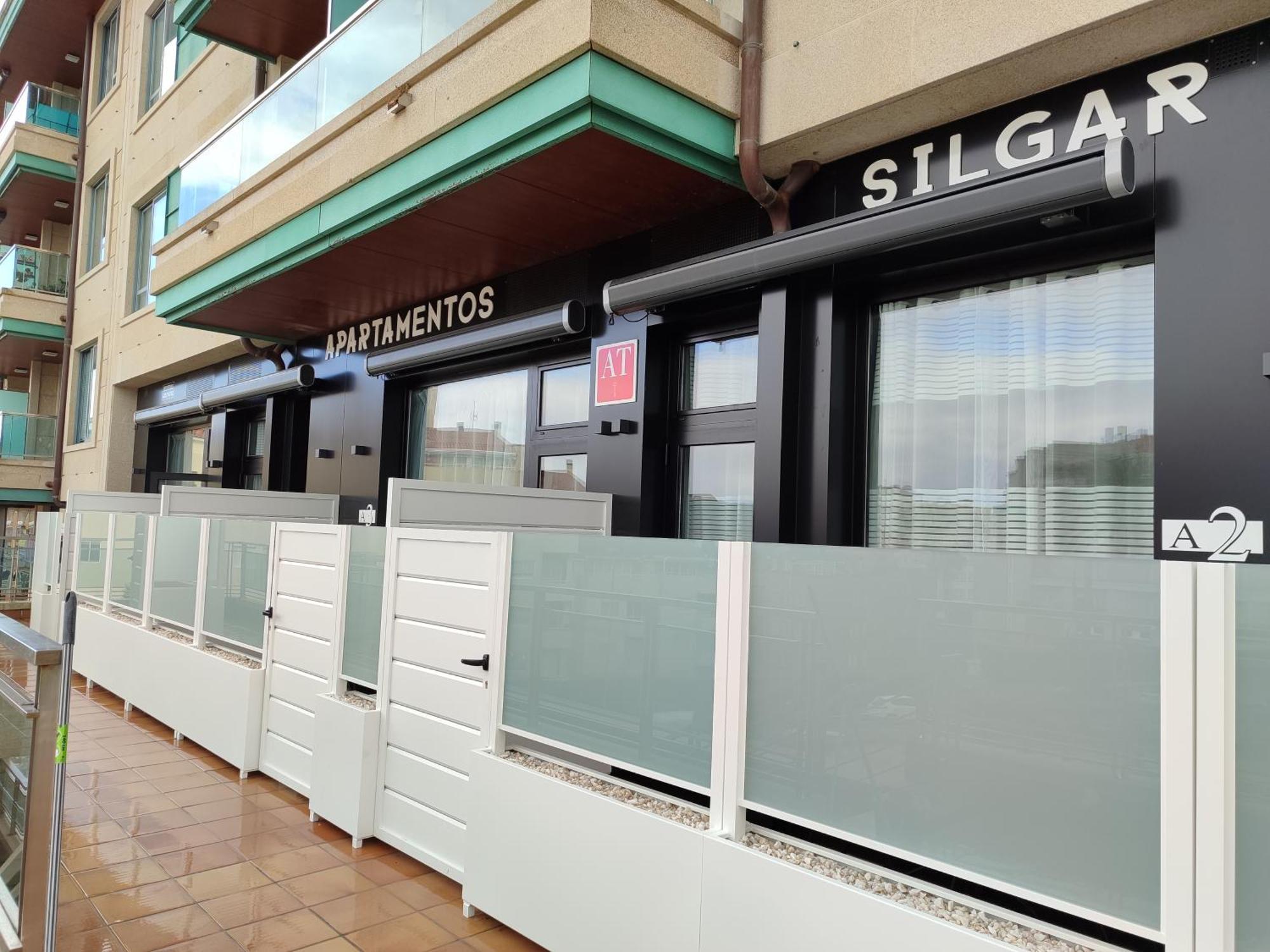Apartamentos Silgar Plaza 桑亨霍 外观 照片