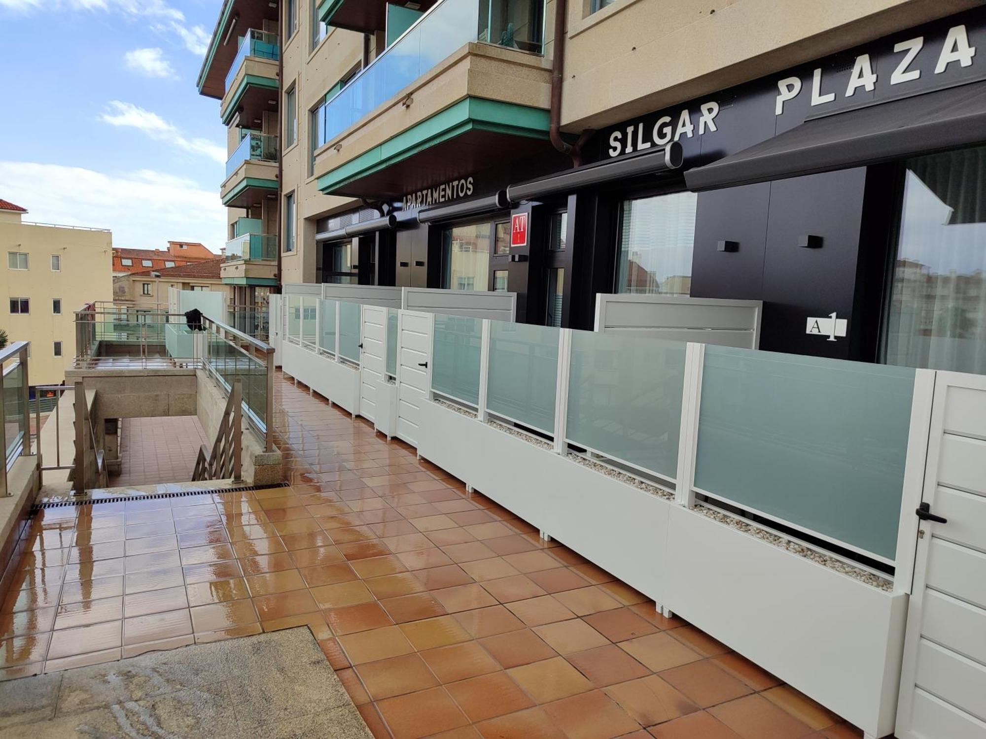 Apartamentos Silgar Plaza 桑亨霍 外观 照片
